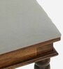 Ridhaan Sheesham Wood Seating Stool In Scratch Resistant Provincial Teak Finish