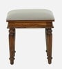 Ridhaan Sheesham Wood Seating Stool In Scratch Resistant Provincial Teak Finish