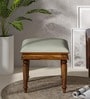 Ridhaan Sheesham Wood Seating Stool In Scratch Resistant Provincial Teak Finish