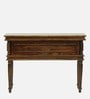 Ridhaan Sheesham Wood Writing Table In Scratch Resistant Provincial Teak Finish