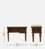 Ridhaan Sheesham Wood Writing Table In Scratch Resistant Provincial Teak Finish