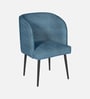 Rieta Upholestery Dining Chair In Blue Colour Rieta Upholestery Dining Chair In Blue Colour