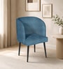 Rieta Upholestery Dining Chair In Blue Colour Rieta Upholestery Dining Chair In Blue Colour