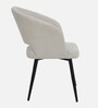 Rieta Upholestery Dining Chair In White Colour