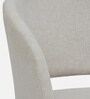 Rieta Upholestery Dining Chair In White Colour