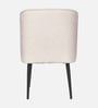 Rieta Upholestery Dining Chair In White Colour Rieta Upholestery Dining Chair In White Colour