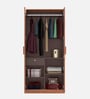 Riga Sheesham 2 Door Wardrobe in Fine Walnut Colour