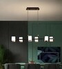 Rigel 78W | 100 Cm | Google & Alexa | Height Adjustable Modern LED Chandelier for 3 Light Mode | Living Room, Dining, Bedroom, Hall, Kitchen, Office, Cafe, Luxury Decorative Lighting