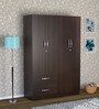 Rikotu 4 Door Wardrobe in Wenge Finish