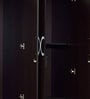 Rikotu 4 Door Wardrobe in Wenge Finish with Lock