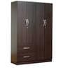 Rikotu 4 Door Wardrobe in Wenge Finish