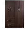 Rikotu 4 Door Wardrobe in Wenge Finish