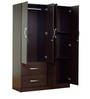 Rikotu 4 Door Wardrobe in Wenge Finish