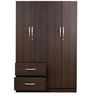 Rikotu 4 Door Wardrobe in Wenge Finish