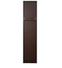 Rikotu 1 Door Wardrobe in Wenge Finish with Mirror