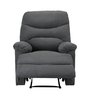 Riley Fabric 1 Seater Manual Recliner In Grey Colour