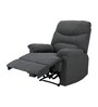 Riley Fabric 1 Seater Manual Recliner In Grey Colour