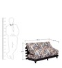 Rille Double Futon with Mattress In Multi Colour Print