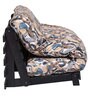 Rille Double Futon with Mattress In Multi Colour Print