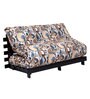 Rille Double Futon with Mattress In Multi Colour Print