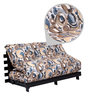 Rille Double Futon with Mattress In Multi Colour Print