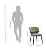 Rilo Dining Chair In Beige Colour