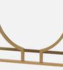 Ring Metal Console Table in Golden Finish