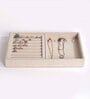 Cream Rings & Chains Jewellery Tray