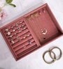 Pink Rings & Chains Jewellery Tray