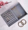 Grey Rings & Chains Jewellery Tray
