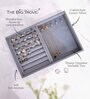 Grey Rings & Chains Jewellery Tray