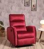 Rio Velvet Manual 1 Seater Recliner in Pink Colour
