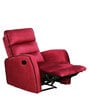 Rio Velvet Manual 1 Seater Recliner in Pink Colour