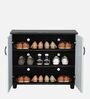 Rio 2 Door Shoe Cabinet in Dual Tone Finish