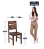 Rio Sheesham Wood 4 Seater Dining Set in Country Light Finish
