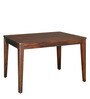 Rio Sheesham Wood 4 Seater Dining Set in Country Light Finish
