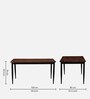 Rio Metal 6 Seater Dining Set In Scratch Resistant Brown & Black Finish Rio Metal 6 Seater Dining Set In Scratch Resistant Brown & Black Finish