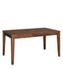 Rio Sheesham Wood 6 Seater Dining Set in Country Light Finish