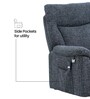 Rio American Fabric LIFT TOP FABRIC RECLINER 1S DARK BLUE