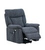 Rio American Fabric LIFT TOP FABRIC RECLINER 1S DARK BLUE