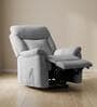 Rio American Fabric Motorized 1 Seater Recliner In Light Blue Color