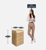 Rio Bedside Table in Intel Beige Colour