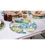 Rio Cotton Printed Placemat Turquoise Pack of 4