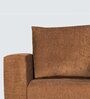 Rio Fabric 1 Seater Sofa in Beige Colour
