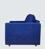 Rio Fabric 1 Seater Sofa in Blue Colour
