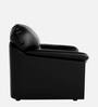 Rio Leatherette 1 Seater Sofa in Black Colour