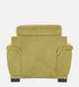 Rio Chenille Fabric 1 Seater Sofa In Olive Green Colour