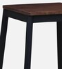 Rio Metal Bar Stool In Scratch Resistant Brown  Colour