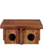 Lynden Sheesham Wood Coffee Table Set in Provincial Teak Finish