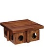 Lynden Sheesham Wood Coffee Table Set in Provincial Teak Finish